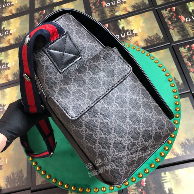 Gucci包 古馳男包 495909克膠 G家新款斜挎包 Gucci男單肩包  gudj1263